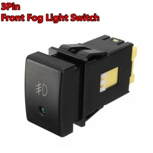 3 Pin Auto Front Fog Lamp Bulb Light Switch Button For Suzuki Grand Vitara Jimny - Picture 1 of 7
