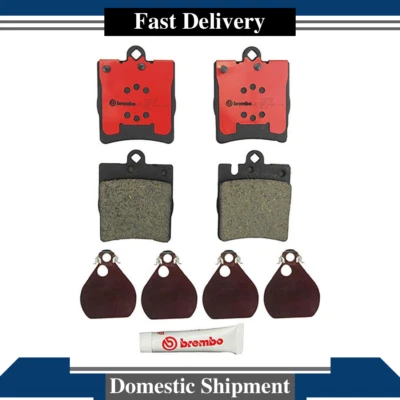 Juego de pastillas de freno traseras cerámicas para Mercedes-Benz E320 1998 1999 Foto 1 de 2