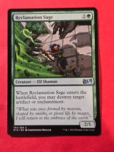 2014 Magic The Gathering Magic 2015 #194 Reclamation Sage, UC, NF, cd2 - Picture 1 of 3