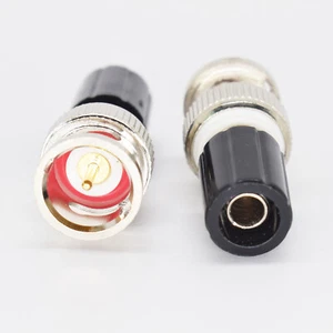 Conector coaxial adaptador coaxial adaptador de prueba de RF 10 piezas macho a 4 mm plátano hembra - Imagen 1 de 6
