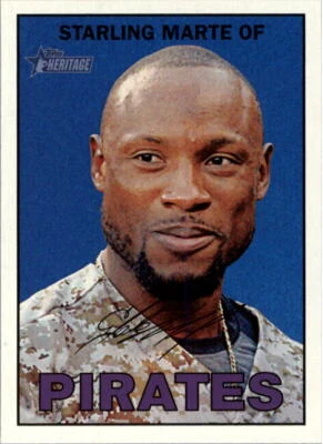2016 Topps Heritage #140 Starling Marte - NM - Image 1 of 2