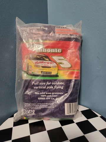 NEW Vintage Terry Labonte 3 x 5 indoor/Outdoor Flag Rare Cover
