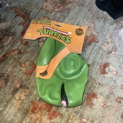 Teenage Mutant Ninja Turtles Michelangelo Adult Latex Mask - Image 1 of 4