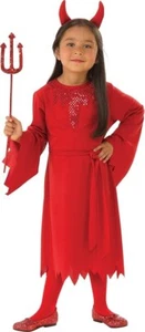 Forum Novelty Red Child's Devil Demon Robe Halloween Horror Fancy Dress Costume - Picture 1 of 1