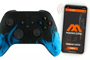 Blue Fire Xbox One Series S|X SMART Custom Rapid Fire Modded Controller FPS COD - Picture 1 of 6