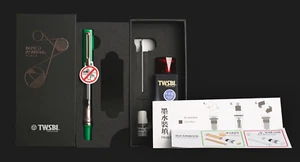 TWSBI Eco T Royal Jade Rose Gold Fountain Pen Set - Picture 1 of 8