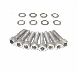 SB Chevy 327 350 383 Allen Head Stainless Steel w/Steel Valve Cover Bolt Kit NEW - Picture 1 of 2