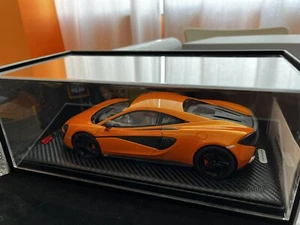 Tecnomodel 1/18 MC LAREN 570S Ventura Orange With Display Case 2015 Limit 36/50 - Foto 1 di 9