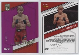 2023 Panini Chronicles UFC Elite Purple /49 Paddy Pimblett #247