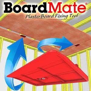 BoardMate- Drywall Installation Tool, Supports The Board In Place While Securing - Picture 1 of 12