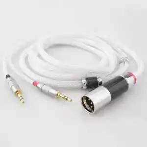 Cable de auriculares de plata pura de 16 núcleos para Hifiman Sundara Ananda HE4XX HE560 HE350 - Imagen 1 de 10