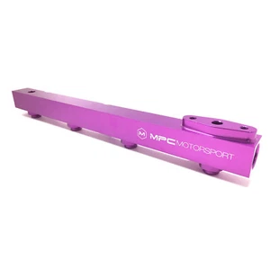 MPC Motorsport D Series High Flow Fuel Rail JDM D15b D16z6 Honda Civic [Purple] - Picture 1 of 2