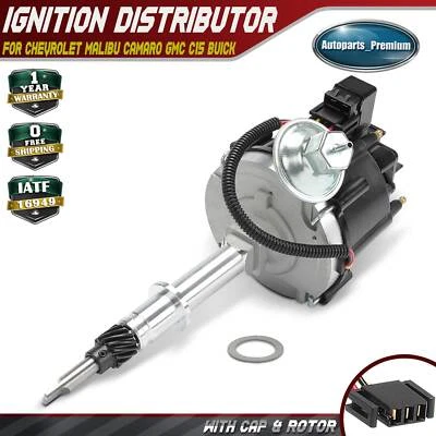 Ignition Distributor with Cap & Rotor for Chevrolet	Malibu Camaro GMC C15 Buick - Image 1 of 4
