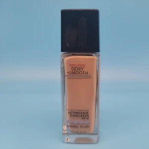 Maybelline Fit Me Dewy & Smooth Liquid Foundation Makeup #220 Natural Beige  - Picture 1 of 1