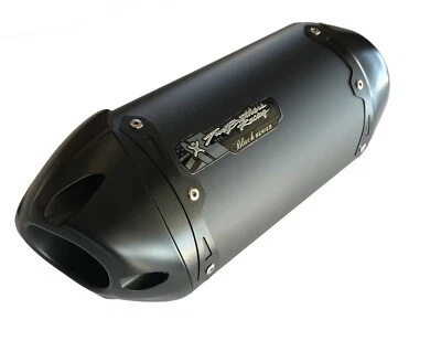 ZX10R Two Brothers Cyclone 2016-2020 escape negro antideslizante nuevo Kawasaki Foto 1 de 3