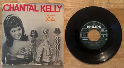45 7" FRENCH SP CHANTAL KELLY PROMO POUPEES BELLA SIGNED BY HER!!! - Image 1 of 3