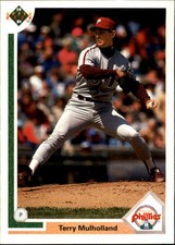 1991 Upper Deck Philadelphia Phillies Baseball Card #426 Terry Mulholland