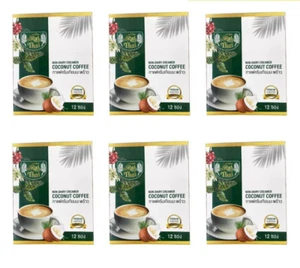 Rai Thai Coconut Coffee Instant Powder Control Hunger Diet Coffee Good Shape 6X - Picture 1 of 12