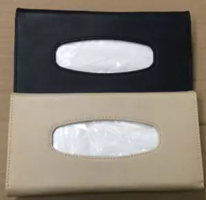 2x Tempo Car Visor Travel Nose Tissue Holder Set New w/ Ultra Soft Facial Tissue - Picture 1 of 2