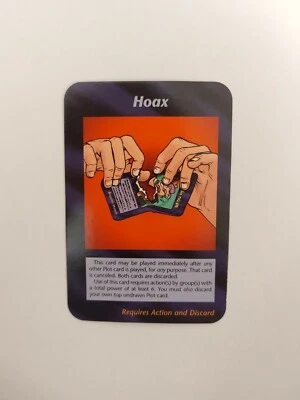 INWO Illuminati New World Order HOAX - 1995 Unlimited Edition Carta Card Game - Bild 1 von 2