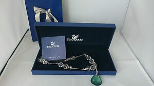 Genuine Swarovski Emerald Crystal necklace £200 wedding birthday Christmas