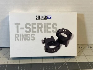 NEW Steiner® T-Series 30mm Tactical Scope Rings, LOW (0.885") Matte Black # 5960 - Picture 1 of 9