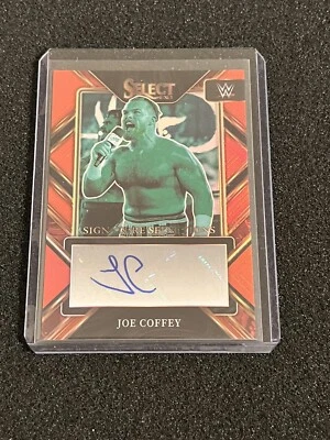Joe Coffey 2023 WWE Select Signature Selections Red Prizm Auto #d /49 NXT - Image 1 of 2