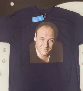SELTENES JAMES GANDOLFINI/ TONY SOPRAN SHIRT GR XL MARINE - NEU MIT ETIKETT! - Bild 1 von 5