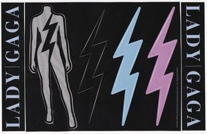 Lady Gaga The Fame Aufkleber 2009 Ate My Heart Bravado offiziell 8,5" x 5,25" - Bild 1 von 2
