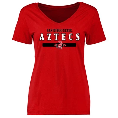Women's Red San Diego State Aztecs Team Strong T-Shirt - Image 1 of 2