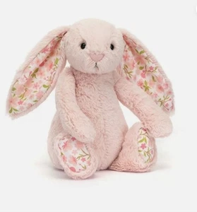 NEU Jellycat Authentic Medium Blossom Blush Bunny 'Cherry' Plüsch mit Staubbeutel - Bild 1 von 1