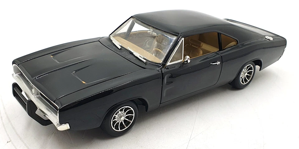 Ertl 1/18 Scale Diecast DC121125A - 1969 Dodge Charger - Black - Image 1 of 4