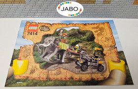 (OK O4/14) Lego Adventurers Building Instructions 7414 Elephant Caravan
