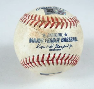 2023 Braves Nationals Game Used Baseball Joe Jiminez Carter Kieboom StrikeOut - Picture 1 of 4