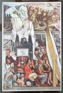 Großes Wandbild von Diego Rivera (linke Seite), Palacio de Bellas Artes, Mexiko - 1937 - Bild 1 von 5