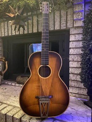 Retro Restored Vintage Globe Acoustic Parlor Guitar Vintage - Image 1 of 4