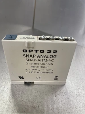 ОРТО 22, SNAP ANALOG, SNAP-AITM-i-C 2 Isolated Channels, Millvolt Input - Image 1 of 4