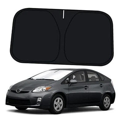  Parabrisas para Toyota Prius 2010-2015 plateado y negro-Fit 2010-2015 Foto 1 de 4