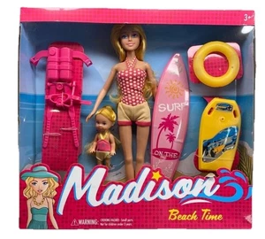 Madison Beach Time - Muñeca de natación de 11", hermana bebé y accesorios de natación - Imagen 1 de 2