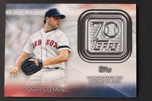 2021 70th Anniversary Manufactured Logo Patches Series 2 Roger Clemens #T70P-RCL - Bild 1 von 2