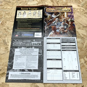 Warhammer Fantasy Roleplay: PACK DE PERSONAJES - 50 x hojas de personajes y folleto - Imagen 1 de 11