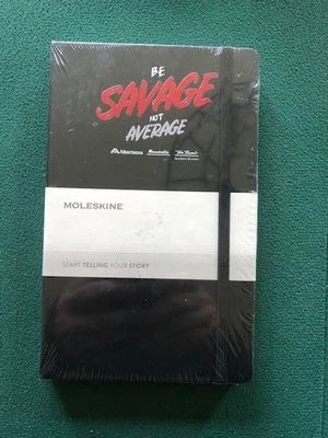 Молескин - Be Savage Not Average - пустой журнал - Изображение 1 из 2
