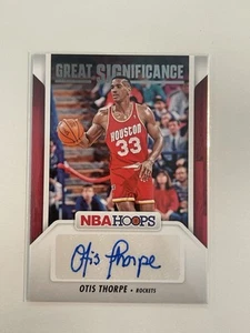 2024-25 Panini NBA Hoops - Otis Thorpe Great Significance Auto #GS-OTR - Picture 1 of 2