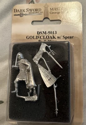 Dark Sword DSM-5013 Gold Cloak w/Spear Game of Thrones City Watch Guardsman  NEW - Image 1 of 2