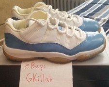 Used 2001 Nike Air Jordan XI Low Retro Columbia Size 9.5 Columbias 11 11s XIs