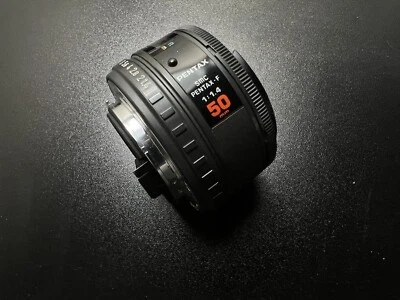 PENTAX-F RED MARK SMC 50mm F1.4 Prime AF Lens | Pentax PK mount - Image 1 of 4