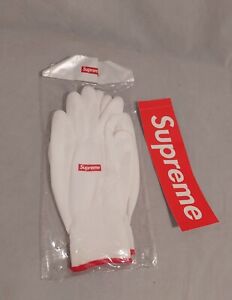 Supreme Rubberized Gloves with Sticker Brand New 