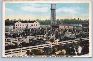 Postcard: Portion of the Union Stock Yards, North Portland, Oregon  OR - Picture 1 of 2