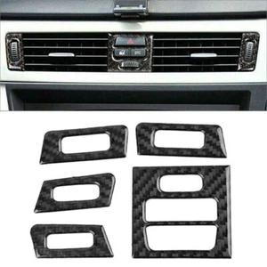 Carbon Fiber Air Vent Outlet Cover Trim For BMW 3 Series E90 E92 E93 2005-12 11 - Picture 1 of 11