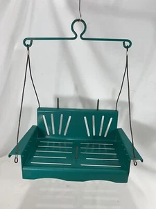 Belle Fleur Porch Swing Squirrel Feeder, 3 Corn Cob Capacity, Metal Fun Feast - Picture 1 of 12
